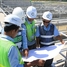 Experts exchange in a wastewater treatment plant