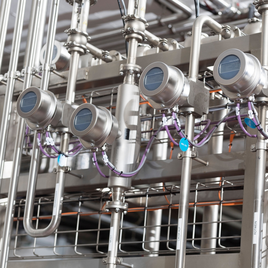 Flowmetesr in the mixing process of beverages