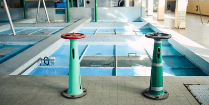 Water treatment plant in Belfort in France