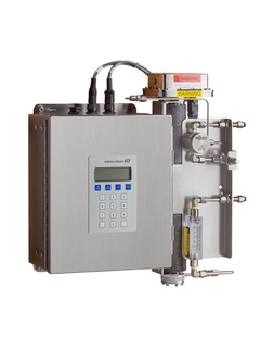 Product picture SS500 single channel H2O, gas analyzer, with sample system, right angle view