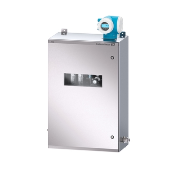 JT33 H2S analyzer in sample conditioning system enclosure with window for Oil & Gas industry JT33 TDLAS analyzer featuring closed enclosure with window
