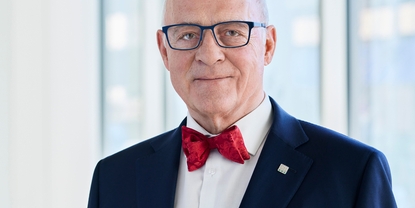 Klaus Endress, long-time CEO and Supervisory Board president of the Endress+Hauser Group