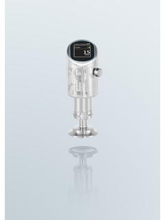 Cerabar PMP43压力变送器，带显示单元，316L外壳，卡箍连接